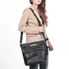ADBG1804 American Darling Hand Tooled Floral Carved Leather Western Clutch Bag