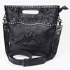 ADBG1804 American Darling Hand Tooled Floral Carved Leather Western Clutch Bag