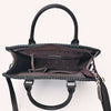ADBGM775 American Darling Handcrafted Quilted Leather Tote Bag with Riveted Accents