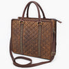 ADBGM777 American Darling Quilted Leather Studded Tote Bag with Crossbody Strap