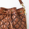 ADBGM784 Bucket Chain Strap Genuine Western Leather Women Bag