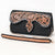 ADBGA873 American Darling Hand Tooled Floral Carved Quilted Leather Cross body Bag