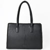ADBGA878 American Darling Braided Suede Leather Tote Bag with Western Fringes