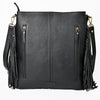 ADBGA879 American Darling Western Suede Large Cross body Bag with Fringes and Concho