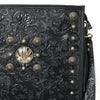 ADBGA881 American Darling Hand Tooled Fringed Genuine Leather Cross body Bag