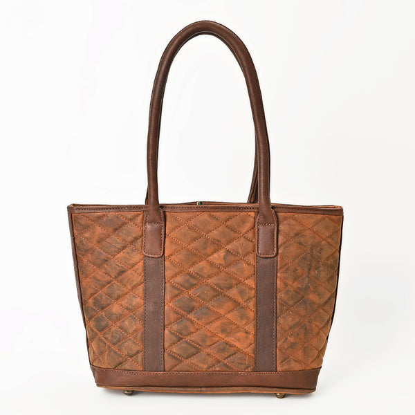 ADBGM790 American Darling Quilted Leather Tote Bag with Hand-Stitched Details