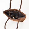 ADBGM790 American Darling Quilted Leather Tote Bag with Hand-Stitched Details