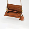 NMBGM219 Never Mind Graffiti Leather Wallet on Chain Crossbody Bag