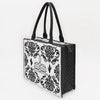 ADBGA884 American Darling Quilted Embroidered Genuine Leather Western Tote Bag