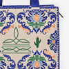 ADBGA885 American Darling Western Embroidered Leather Tote Bag - Blue Accents & Handcrafted Detail