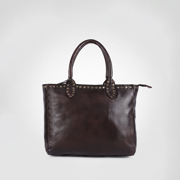 SWL139 Solviera -Handcrafted Riveted Tote
