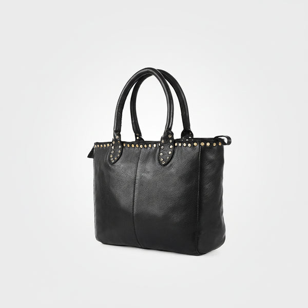 SWL139 Solviera -Handcrafted Riveted Tote