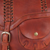 SWL141 Ardesia - Leather Braided Shoulder Bag