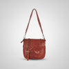 SWL141 Ardesia - Leather Braided Shoulder Bag