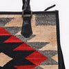 ADBG1817 American Darling Hand Woven Saddle Blanket & Full Grain Leather Western Tote Bag