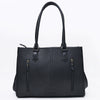 ADBG1817 American Darling Hand Woven Saddle Blanket & Full Grain Leather Western Tote Bag