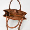 ADBGM791 American Darling Studded Leather Handbag with Braided Edge Accents
