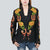 ADJKT072 Women Fabric Shirt Jacket Dress