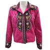 ADJKT073 Women Fabric Shirt Jacket Dress
