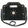 ADBGA904 American Darling Western Suede Leather Clutch Bag with Braided Trim & Concho Accents