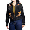 ADJKT074 Women Fabric Shirt Jacket Dress