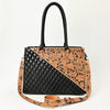 ADBG1820 American Darling Hand Tooled Floral Carved & Quilted Leather Western Tote Bag