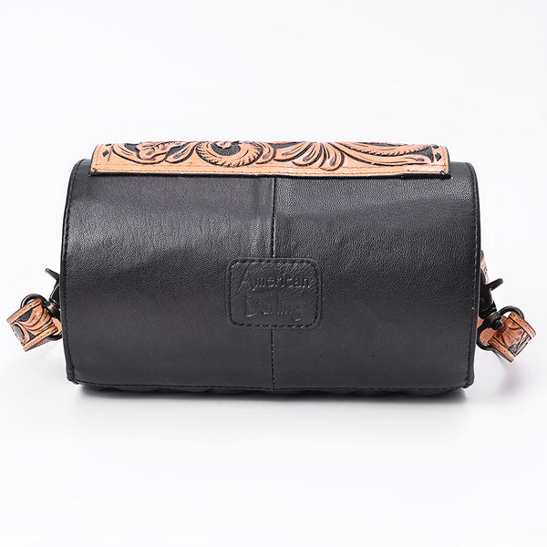 ADBG1824 American Darling Hand Tooled Floral Carved Quilted Leather Western Cross body Bag
