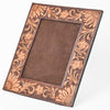ADFRA101 American DarlingHand Tooled Genuine Leather Photo Frame