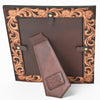 ADFRA101 American DarlingHand Tooled Genuine Leather Photo Frame