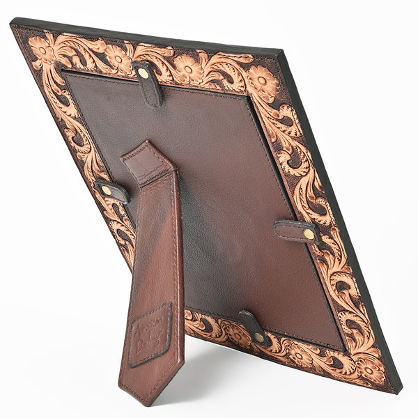 ADFRA101 American DarlingHand Tooled Genuine Leather Photo Frame