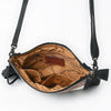 ADBG1828 American Darling Hand Woven Saddle Blanket Cross body Bag with Western Fringes