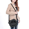 ADBG1836 American Darling Western Leather Canteen Bag Boot Stitching Damascus Textures