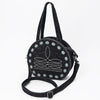ADBG1836 American Darling Western Leather Canteen Bag Boot Stitching Damascus Textures