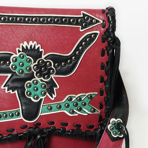 ADBGM808 Messenger Genuine Leather women bag western Bag