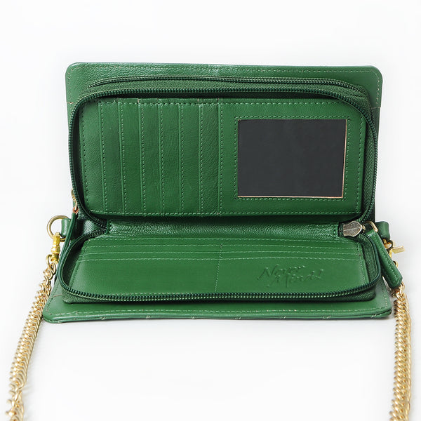 NMBGM220 Organiser Vintage Handmade Genuine Cowhide Leather Women Bag