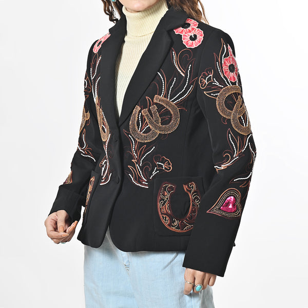 ADJKT077 American Darling Western Embroidered Apparel Bag - Handcrafted Luxe Fabric Carrier