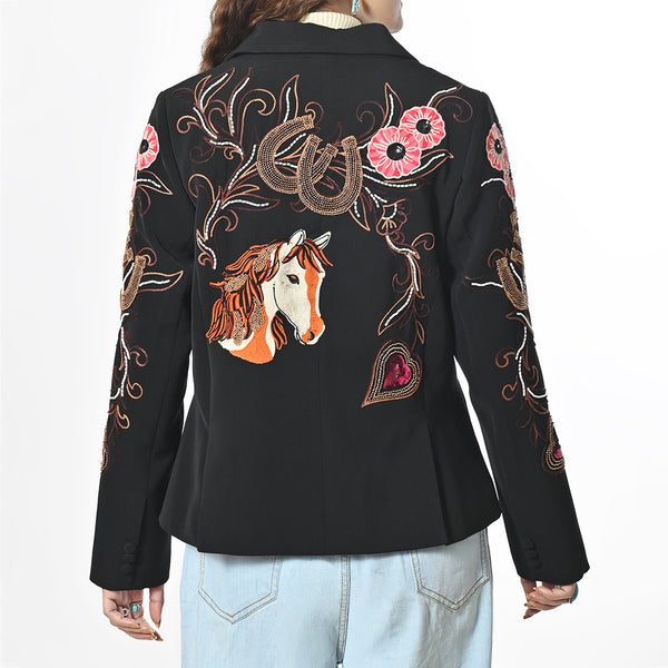 ADJKT077 American Darling Western Embroidered Apparel Bag - Handcrafted Luxe Fabric Carrier