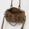 ADBGM809 American Darling Authentic Leather Speedy Bag Women's Western Studded Handbag