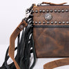 ADBGM810 Embossed Crossbody Genuine Leather Women Bag