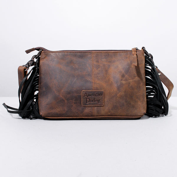 ADBGM810 Embossed Crossbody Genuine Leather Women Bag
