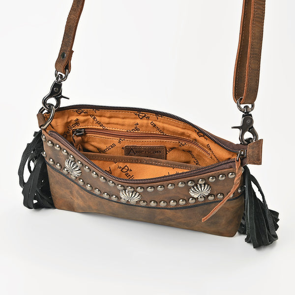 ADBGM810 Embossed Crossbody Genuine Leather Women Bag