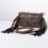 ADBGM810 Embossed Crossbody Genuine Leather Women Bag