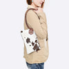 ADBG1841 American Darling Western Wristlet Bag with Hair-On Cowhide and Hand-Tooled Floral Detail