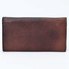 ADBG1842 American Darling Western Wallet Bag with Hand-Tooled Floral Carving and Buck Stitching