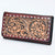 ADBG1842 American Darling Western Wallet Bag with Hand-Tooled Floral Carving and Buck Stitching
