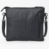 OHG201 Ohlay Hand-Tooled Leather Crossbody Bag with Floral Accents