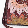 ADBG1849 American Darling Western Leather Tote Bag - Hand-Tooled Floral Carved Shoulder Bag