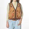 ADJKT078 American Darling Western Suede Apparel - Handcrafted Embroidered Luxe Vest
