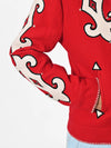 ADJKT081 American Darling Western Embroidered Apparel - Red Artisan Handcrafted Woolen Jacket