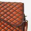 ADBGM818 American Darling Handcrafted Quilted Leather Cross body Bag with Stitched Detail